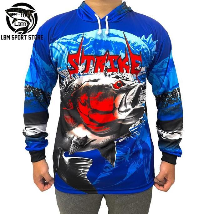 LBM Jersey Mancing Laut Lengan Panjang Baju Mancing Pria Sport Bahan Hyget Premium Nyaman & Adem Dil