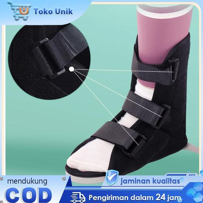 AFO Drop Foot Orthopedi Adjustable Ankle Foot Orthosis Sepatu Terapi Jalan Penstabil Kaki