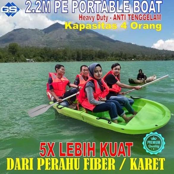 BOAT / PERAHU / PERAHU Murah / PERAHU PLASTIK / bukan - PERAHU Fiber Promo Premium