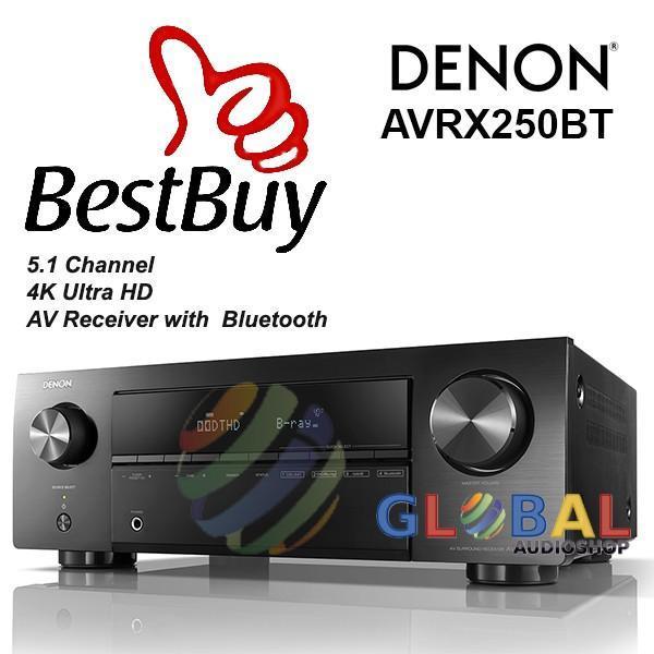 Denon Avr X250Bt Av Receiver 5.1 Ch Avr X250 Bt Bluetooth Avrx 250 Bt Original Dan Terpercaya