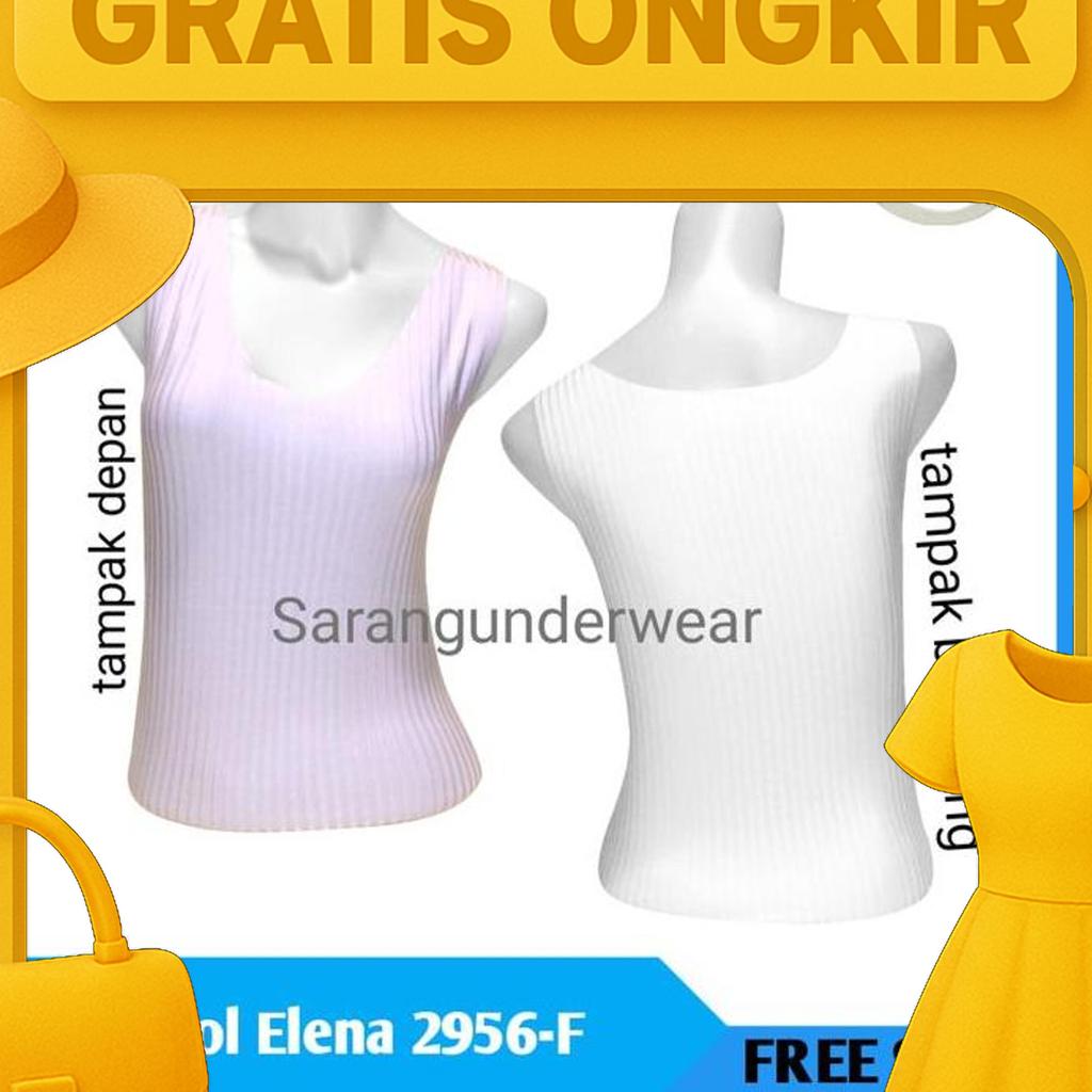 Camisol Wanita Elena 2956 Free Size || Isi 1Pcs || Lenzing Modal