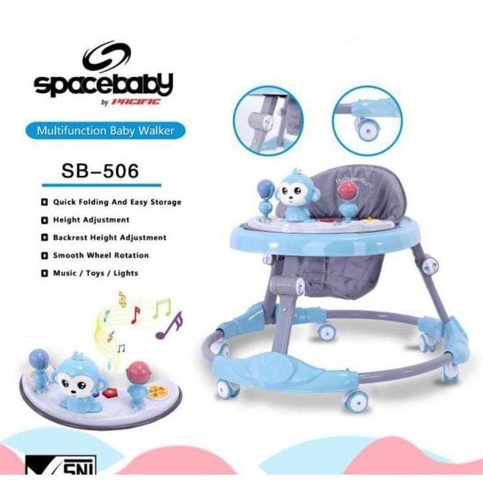 kereta bayi belajar jalan bayi baby walker space baby bayi alat bejalar jalan bayi