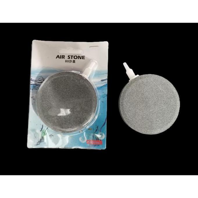 Batu Gelembung Aerator Gepeng / pipih bulat diameter 8 cm
