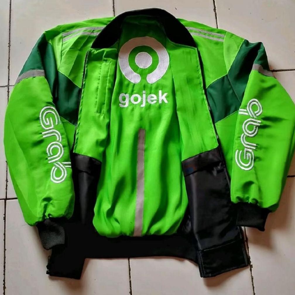 Jaket Bomber Bolak Balik Ojol Terbaru Dengan Bordir
