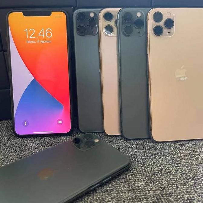 Terlaris Iphone 11 Pro Max 512Gb/256Gb/64Gb Bekas Mulus Original 100% Fullset