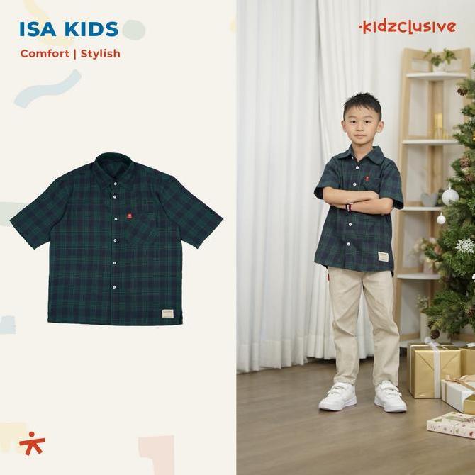 Kidzclusive - FAMILY SET EMERALD Baju natal kemeja natal dress natal Couple Family Set (Dijual Terpi