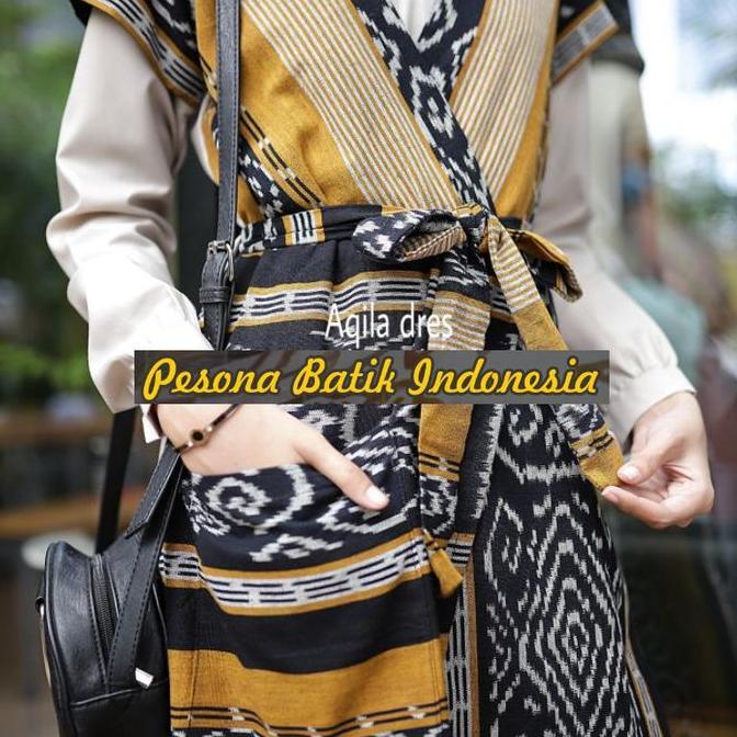 Baju Couple Sarimbit Batik Kondangan Pria Wanita Tenun Jumbo