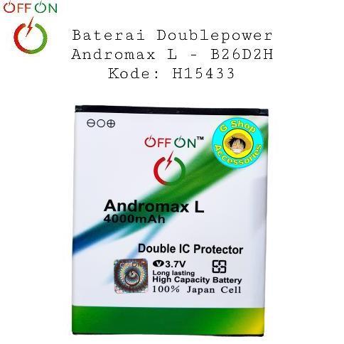 Baterai Batre Doublepower Andromax L B26D2H H15433 Battery