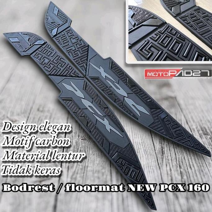 Karpet Motor Pcx 160 Alas Pijakan Kaki Pcx 160 2021-2023 Rubber