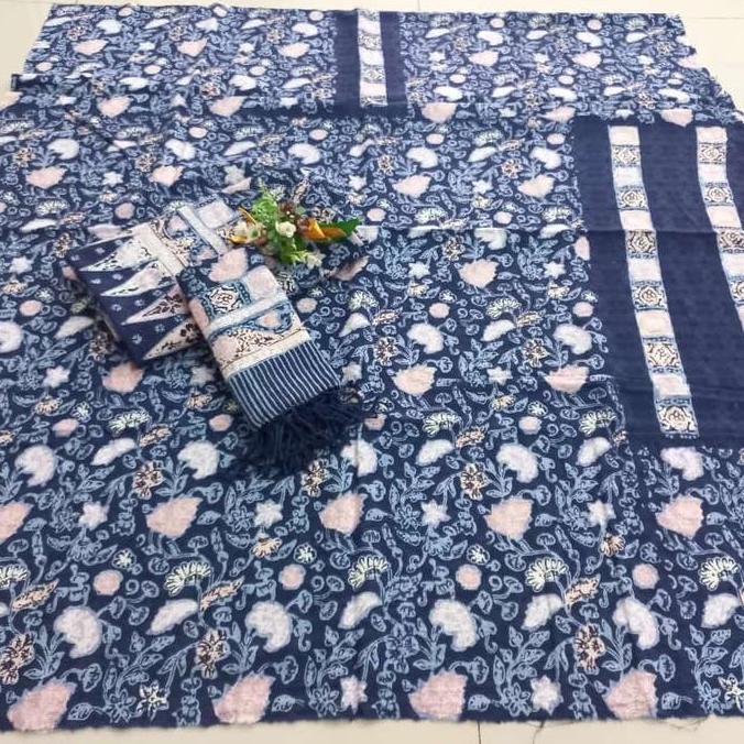 Kain batik sarimbit couple batik fariza cirebon doby cap tulis set 02