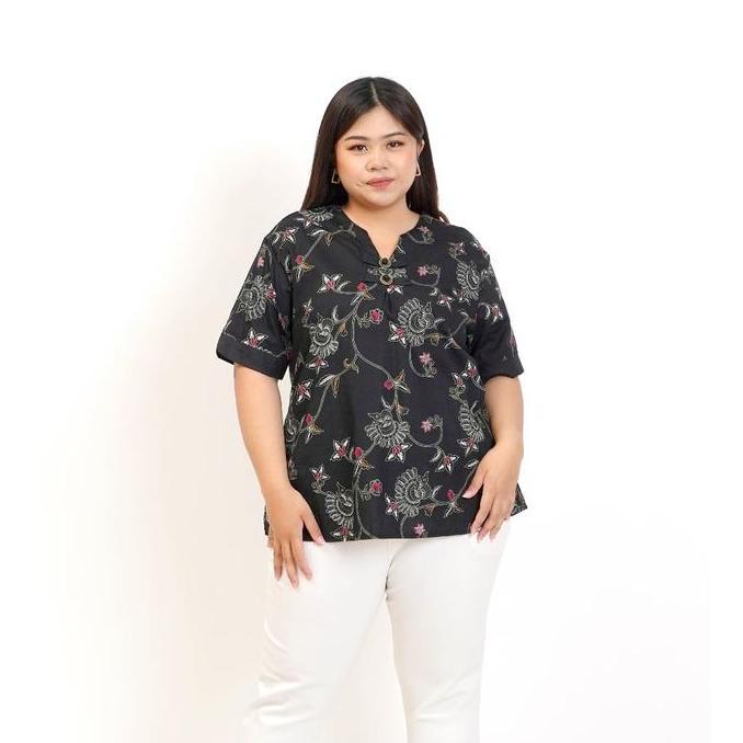 ATASAN BLOUSE BAJU BATIK WANITA JUMBO D BSIZE HAMIL KERJA PESTA