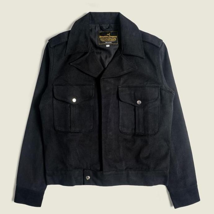 Lazzbuina - Harold Battle Dress Jacket Black Pria Premium