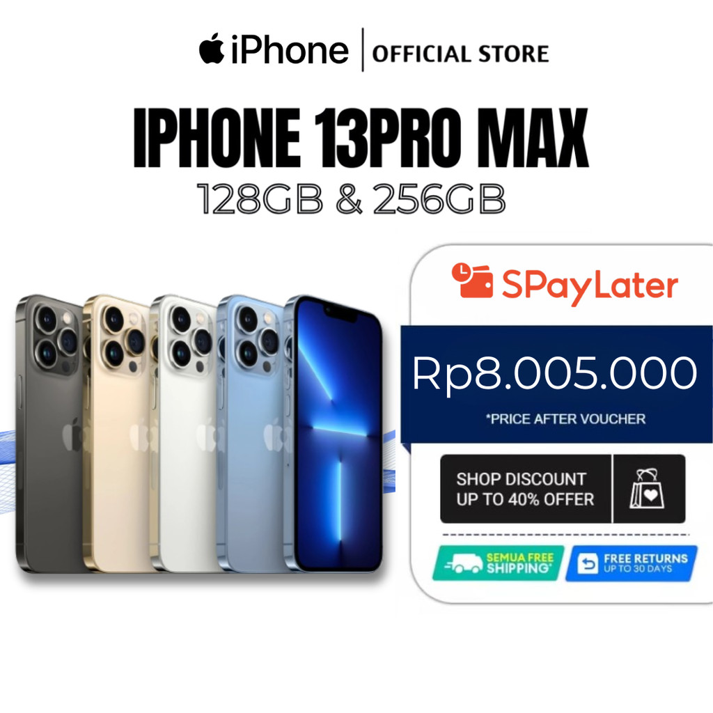 Unit Bekas 13 Pro Max ex iBox IMEI Permanen Garansi 12 Bln Second iP 128GB 256GB