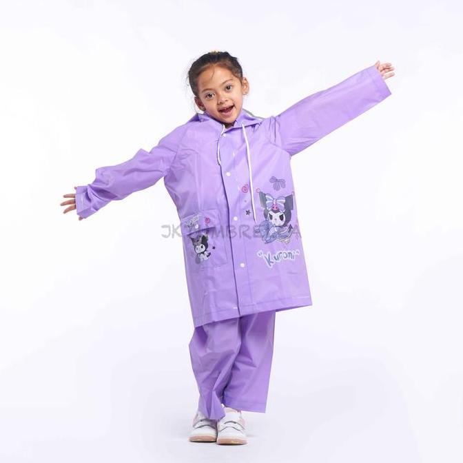 Jas Hujan Setelan Anak Motif Stiker DIY Nempel Sendiri 8111, 8211