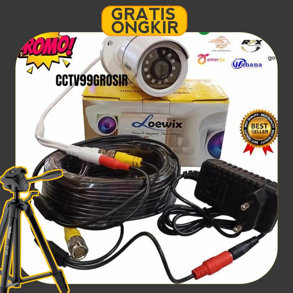 Paket Kamera Cctv Analog Outdoor / Bisa Langsung Ke Tv