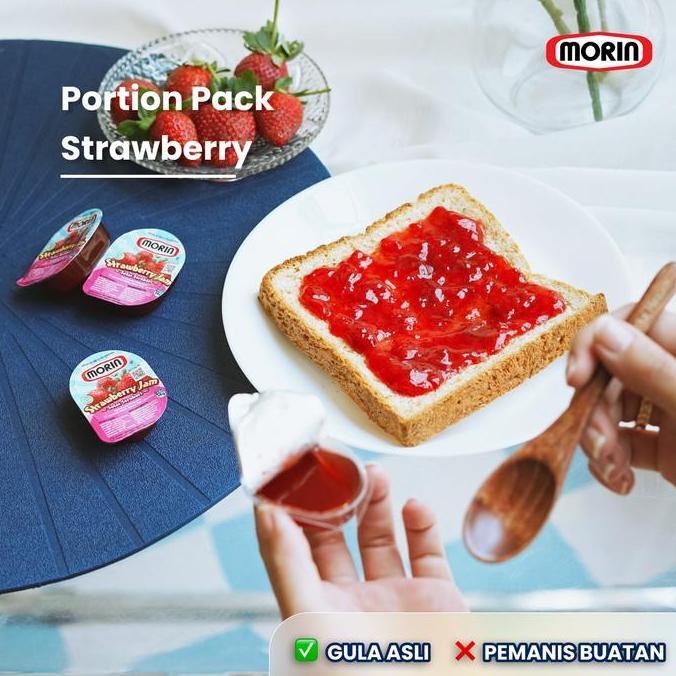 Raruru436 - Morin Portion Jam 14Gr All Variant Strawberry, Blueberry, Pineapple, Orange