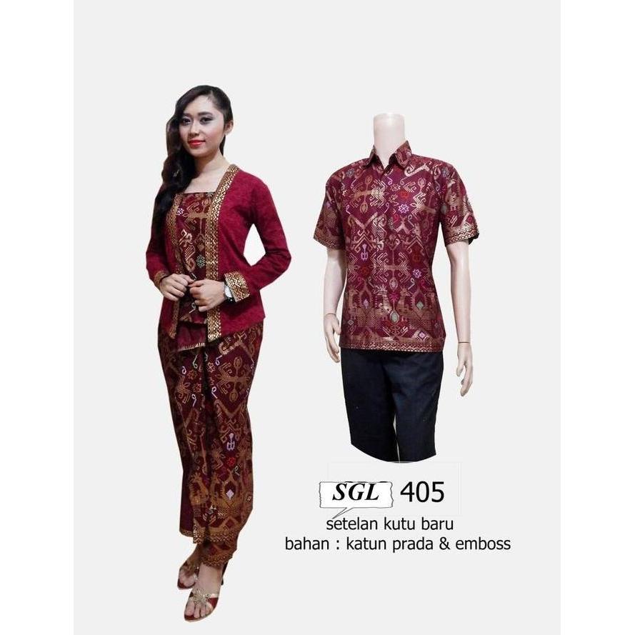 BAJU BATIK COUPLE KODE SGL PANJANG/SARIMBIT HIJAB