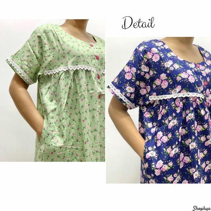 Dress | Daster AYUNA renda katun jepang ori TOKAI busui bumil