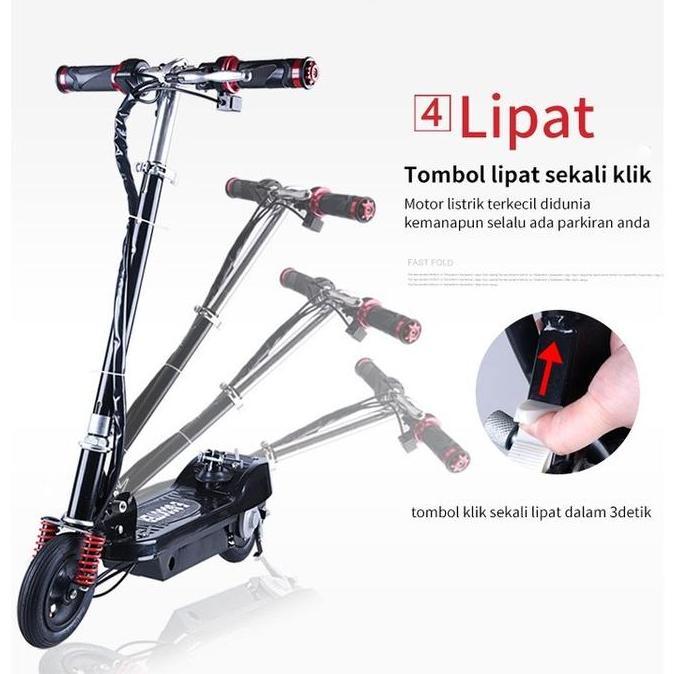 LIVING Skuter Elektrik /Kendaraan Listrik /Skuter Elektrik Dewasa Murah / Skuter Lipat