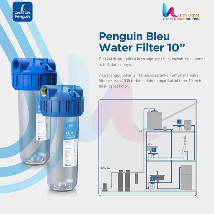 Filter Air Penguin PBF 10 CTO Water Filter Tangki, Toren, Tandon