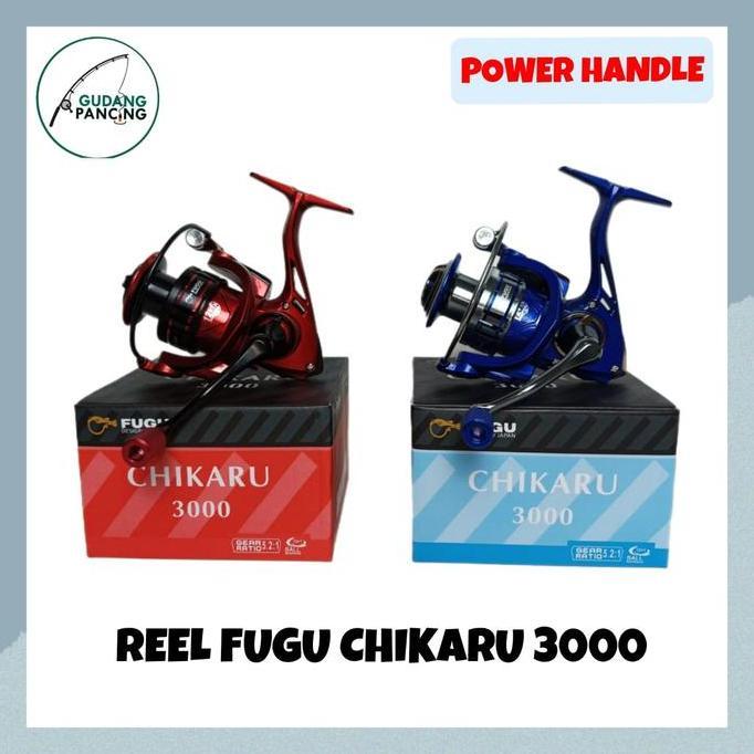 REEL PANCING SPINING FUGU CHIKARU POWER HANDLE 500 1000 3000