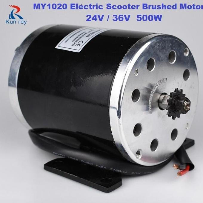 DC MOTOR MY1020 ELECTRIC SCOOTER BRUSHED MOTOR 24V / 36V 500 WATT ORIGINAL DAN TERPERCAYA