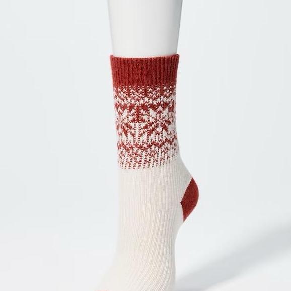 Heattech Kaos Kaki Anya Hindmarch X Uniqlo Socks Original