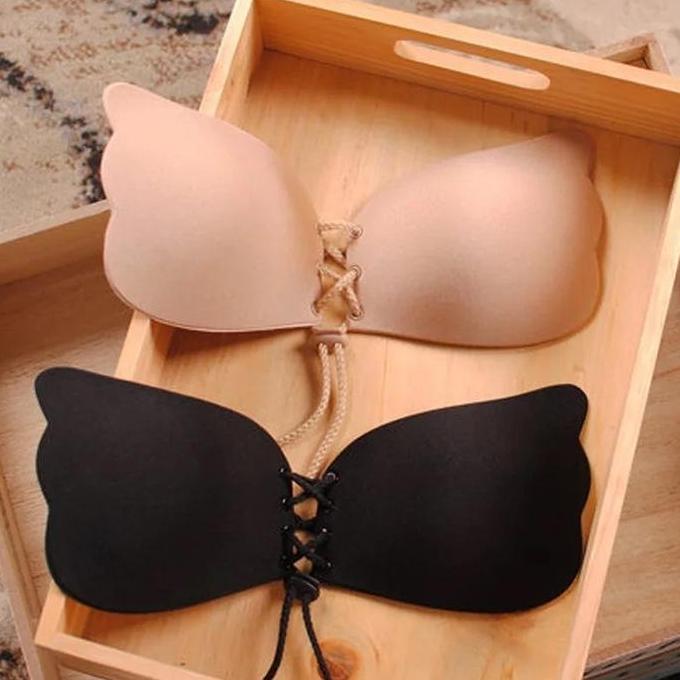 Murah YOURA - Bra Tempel Silikon Bra Pad Wings Angel Sponge Busa BH Wedding Non COD
