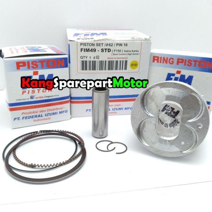 PISTON KIT SEHER SET SATRIA FU 62 62.5 63.5 64 65 66 68 PIN 16 FIM