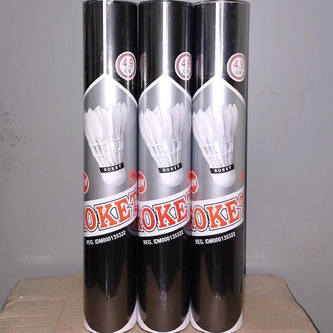SHUTTLECOCK BADMINTON ROKET HITAM