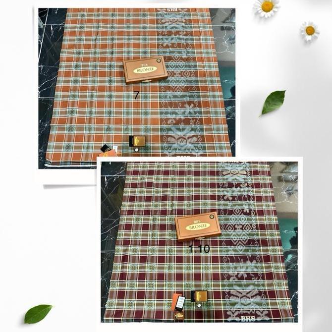 Miliki Sarung Bhs Kotak Jadul Sandur Excellent Bronze