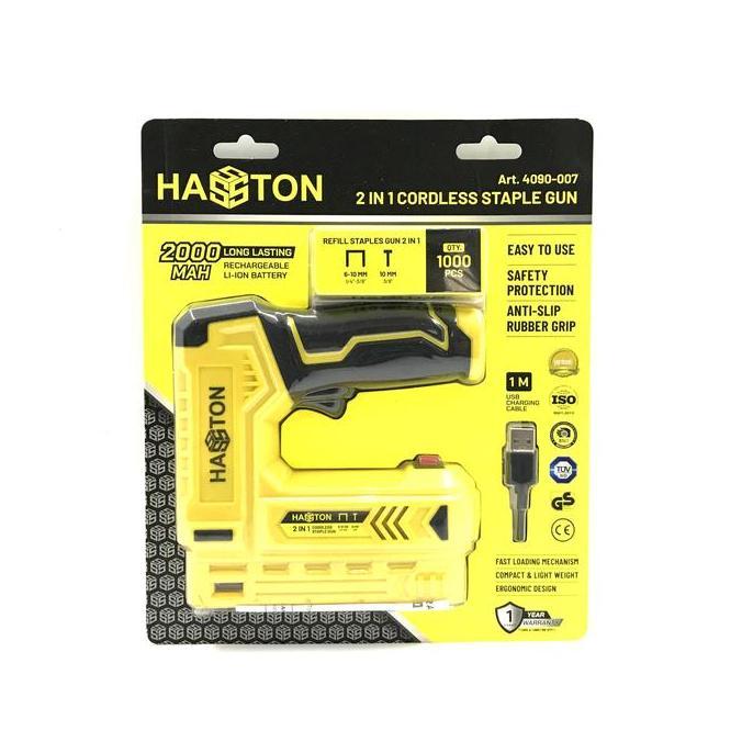 Sale Hasston 4090-007 Cordless Stapler - Mesin Paku Staples Tembak Baterai
