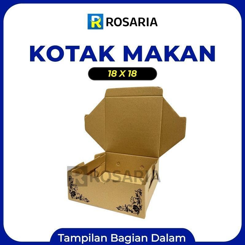 [ 10 Pcs ] Kotak Makan Uk 18 Motif Terpack Kemasan Makanan Foodgrade Viral