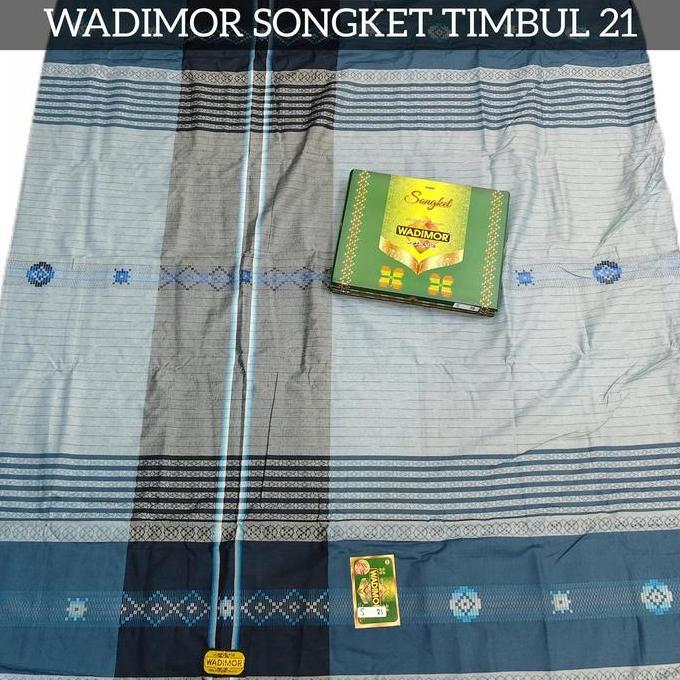 Terjangkau Sarung Tenun Wadimor Songket Timbul Dan Kembang Balian Viscose Staria Motif Bhs Halus Ter