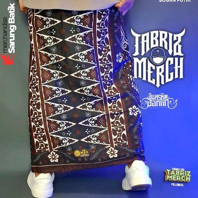 Miliki Sarung Batik Motif Parang Putih Fashion Pekalongan Pria/Wanita Exclusive Hand Made Kekinian K
