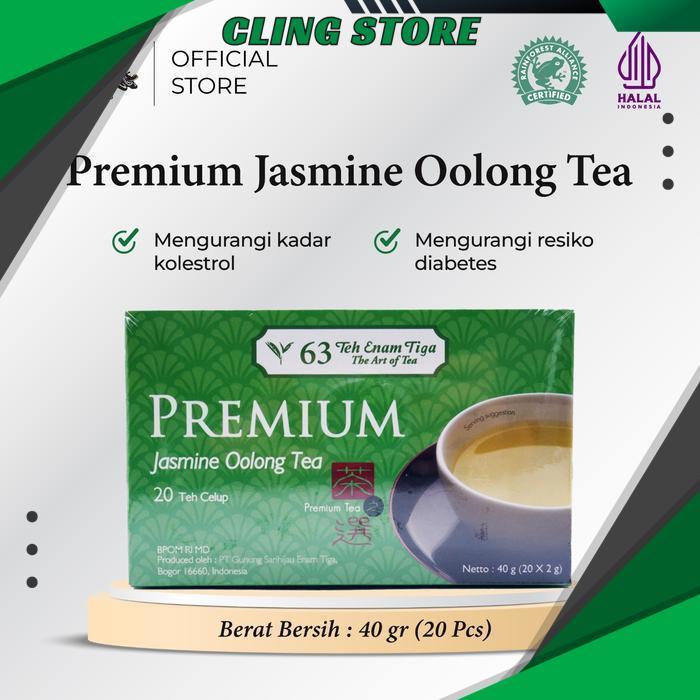 TEH 63 PREMIUM OOLONG JASMINE FREE ONGKIR