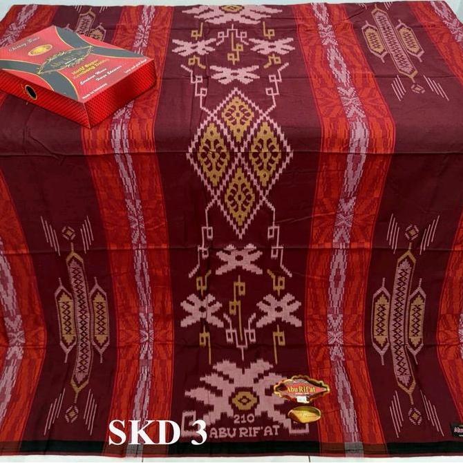 Diskon Sarung Merk Abu Rifat Motif Super Kembang Dobby