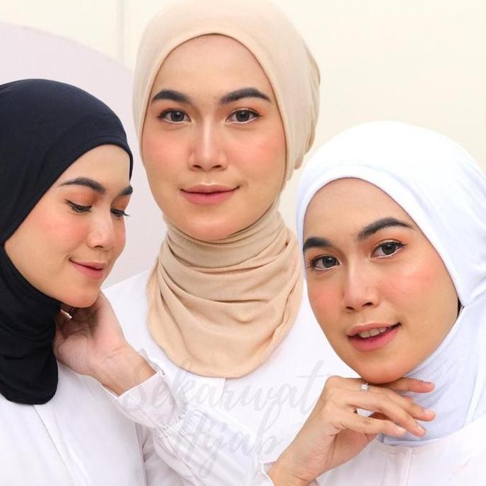 New- CIPUT NINJA TALI ANTEM INNER KAOS POLOS DALAMAN TALI SAFA HIJAB Kerudung Instan ciput cepol san