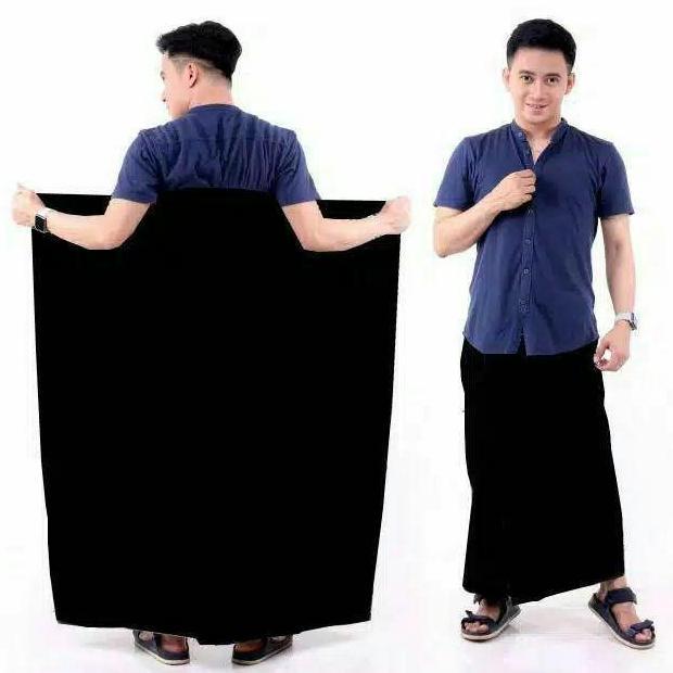 Diskon Sarung Hitam Polos / Sarung Polos / Sarung Putih Polos Muslim Santri Muslim Santri