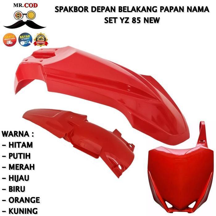 Spakbor Set Depan Belakang Papan Nomor Yz 85 Yz85 New Baru 2016 Yamaha Fender Supermoto Dirt Bike Mo