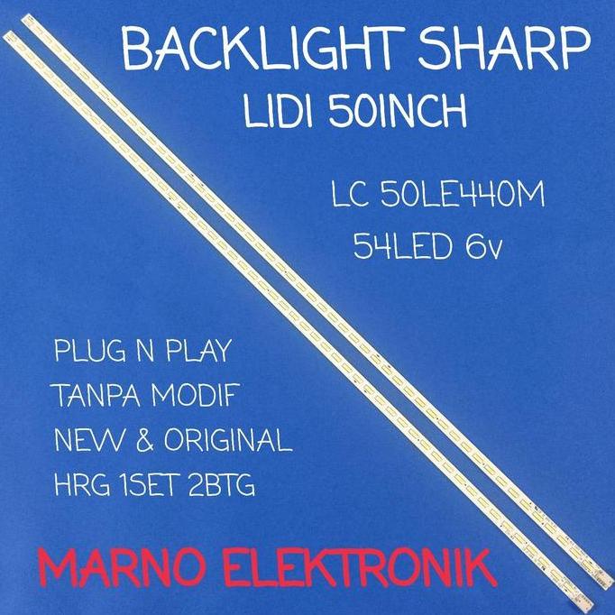 LAMPU BACKIGHT SHARP LED BL LC-50LE440M LC50LE440M LC 50LE440M 50LE440 Promo Premium