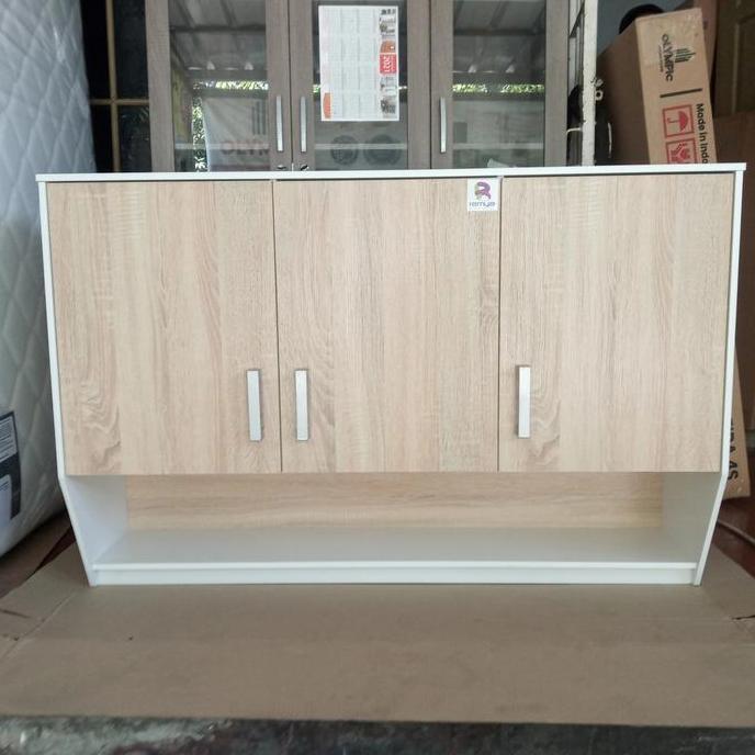 Lemari dapur gantung kitchen set atas 3 pintu - Bandung area only