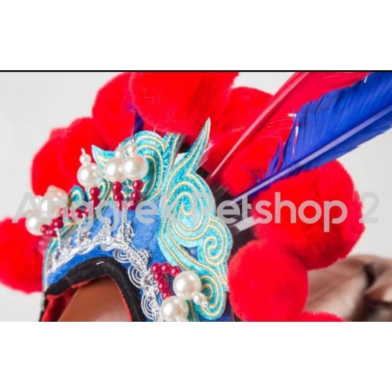 Topi Anjing Kucing Aksesoris Imlek Hiasan Imlek aksesoris hewan