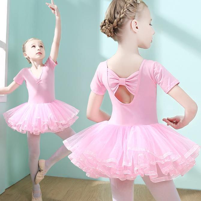 Baju Balet Anak Perempuan / Ballet Dress Anak Import / Leotard Rok Tutu Balet / Baju Balet Kostum Pr