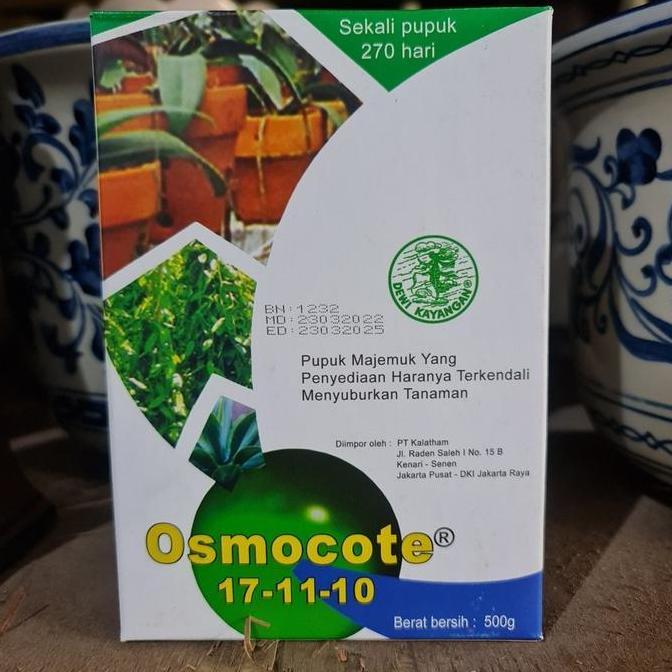 Pupuk Osmocote 17 11 10 500 Gram Kemasan Pabrik Pupuk Dekastar 500gr