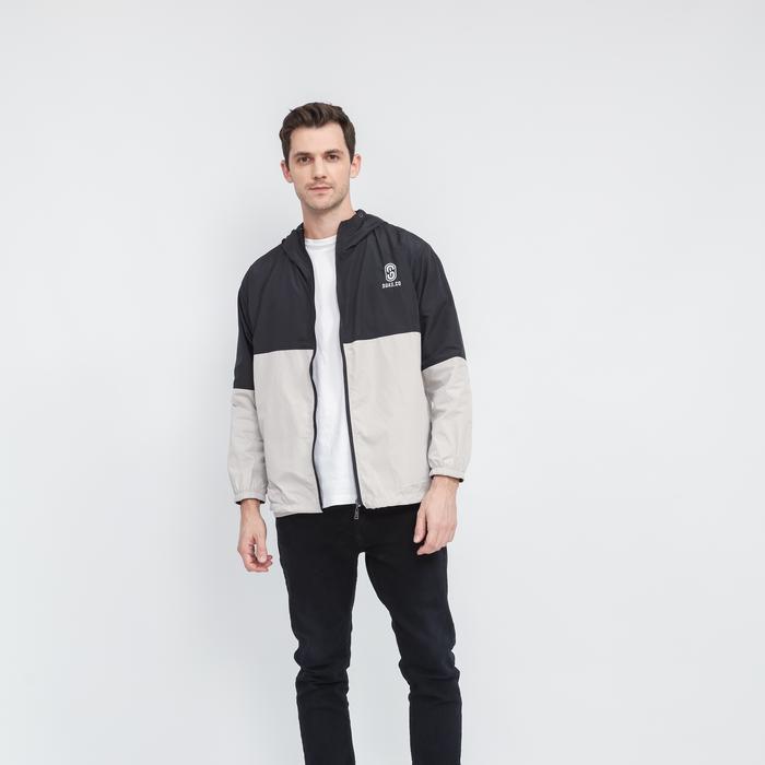 Suke.Co Jacket Parasut Combinasi Two Color Jordan Black Unisex Pria Wanita New Best Quality 100% Ori