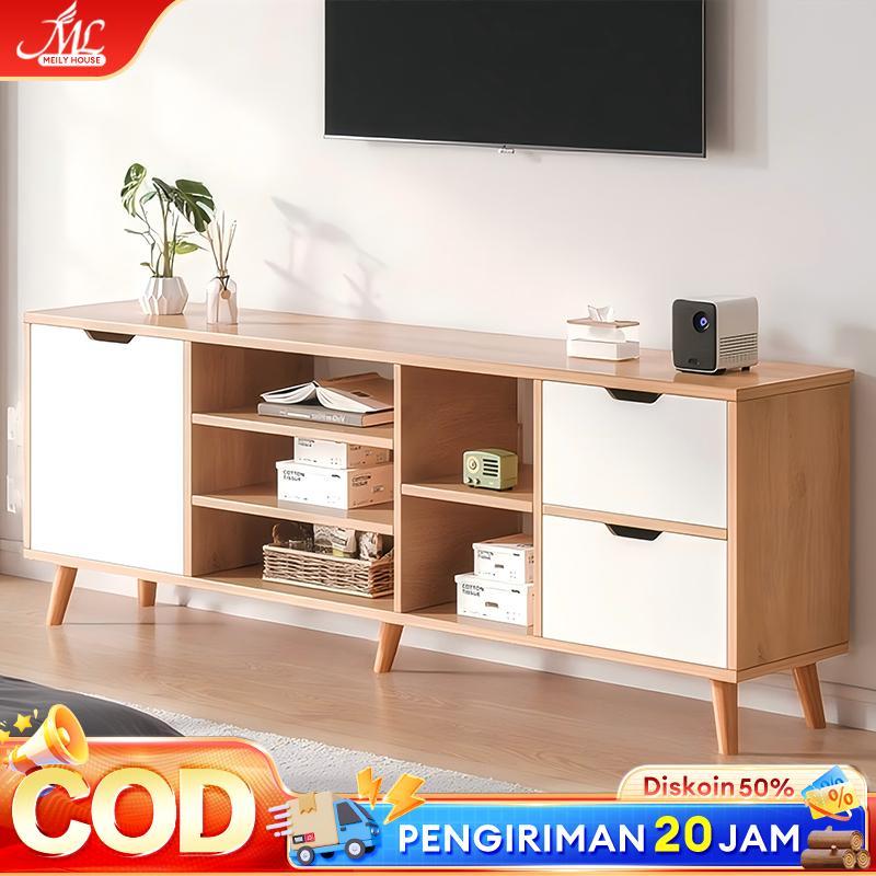 Mh Meja Tv 180Cm Rak Tv Minimalis Modern Murah Lemari Tv Jumbo Meja Tv Kayu Rak Tv Lemari Tv