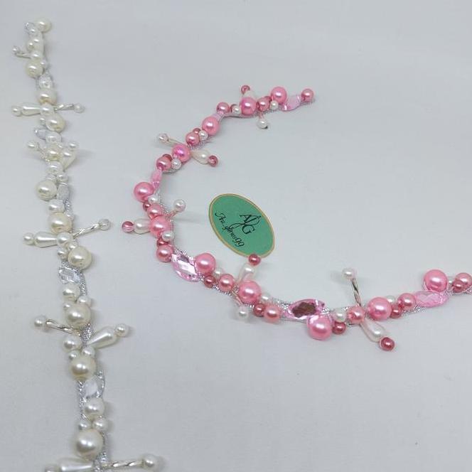 Payet Rangkai Mutiara Payet Jahit Mute Aksess Busana Wanita