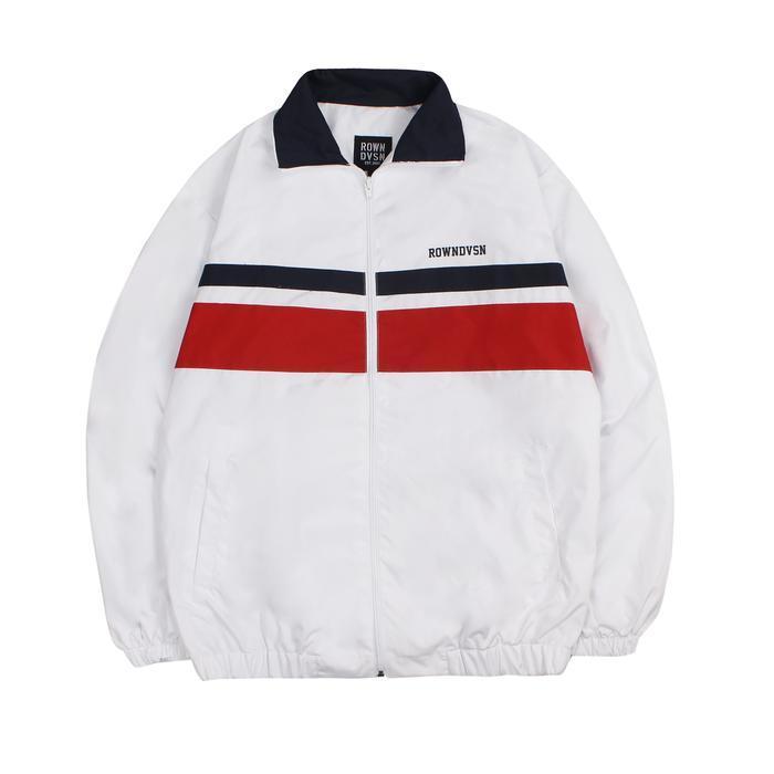 Rown Division Storage Jaket Tracksuit Luca White Terbaru Best Quality 100% Original