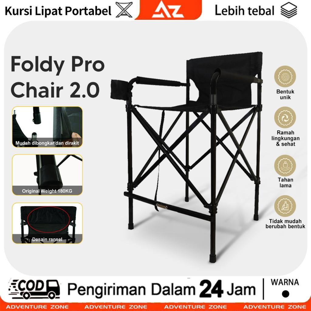 Kursi Camping  Foldy Pro Chair 2.0 | Kursi Rias Lipat Makeup Artist Kursi Sutradara Ringkas Foldable